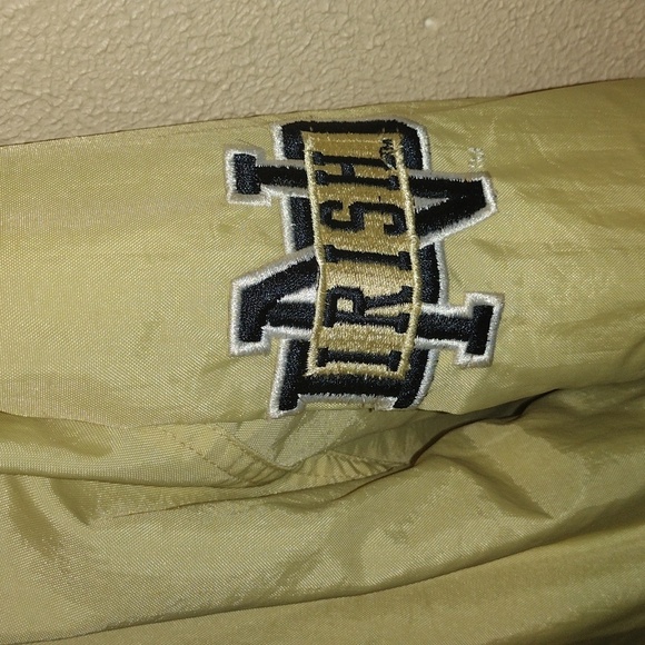 Vintage 90's Champion Notre Dame Pullover Windbreaker Jacket XL - Picture 6 of 7